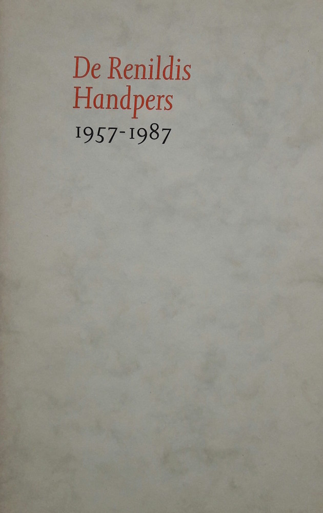 De Renildis Handpers, 1957-1987