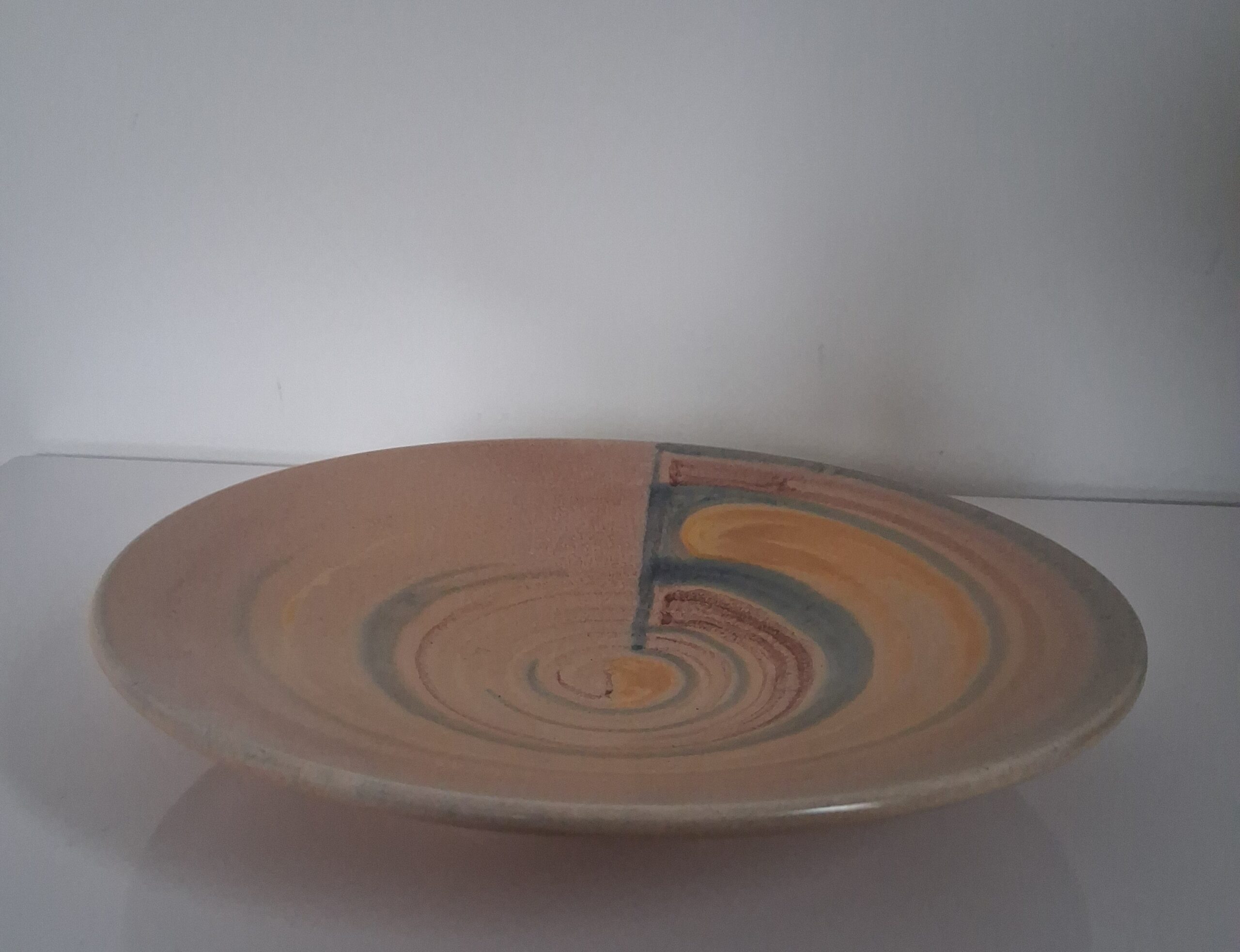 Mobach Utrecht — handbeschilderde abstracte schaal — ca. jaren 60 - Afbeelding 4