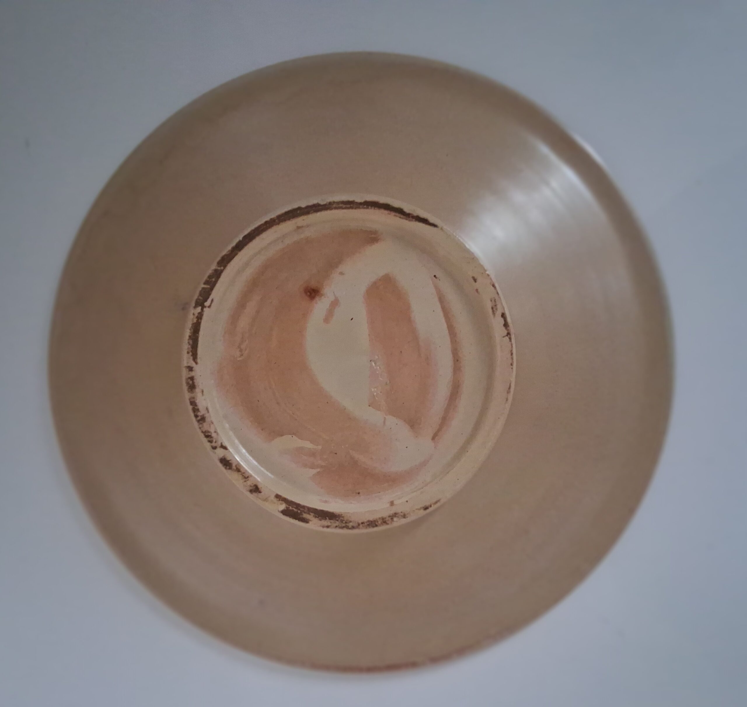 Mobach Utrecht — handbeschilderde abstracte schaal — ca. jaren 60 - Afbeelding 2